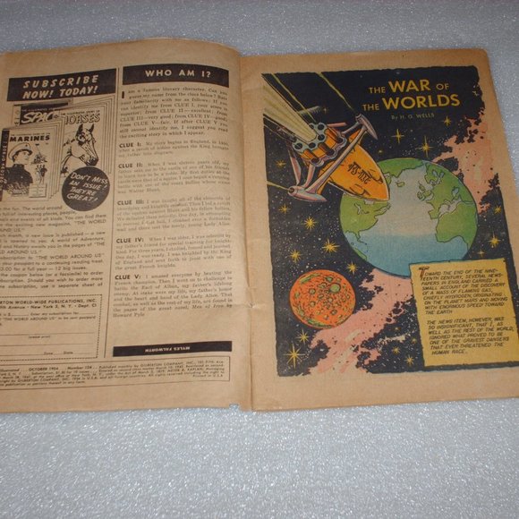 1954 The War of the Worlds Classics Illustrated - Picture 4 of 13
